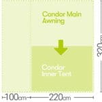 Inner Tent to fit Quest Condor Awning