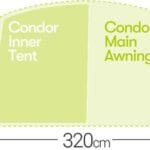 Inner Tent to fit Quest Condor Awning