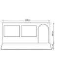 Eurotrail Bergen CS 440 Privacy / Safari Room for Fiamma Caravanstore