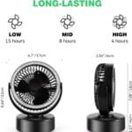 Portable Camping Light and Fan - Camptech Luna LED 2-in-1