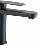 Reich Linea L Kitchen Black Tap with Microswitch