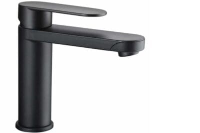 Reich Linea L Kitchen Black Tap with Microswitch