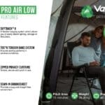 2024 Vango Galli Pro Low Campervan Driveaway Air Awning - fits 180-210