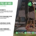 2024 Vango Galli Pro Mid Campervan Driveaway Air Awning - fits 215-255