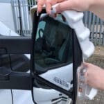 Milenco Double Arm Black Mirror Protector Covers