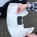 Milenco Double Arm Black Mirror Protector Covers