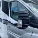 Milenco Double Arm Black Mirror Protector Covers