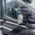Milenco Double Arm Black Mirror Protector Covers