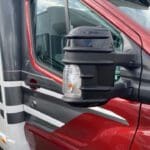 Milenco Double Arm Black Mirror Protector Covers