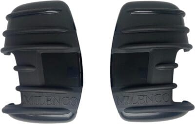 Milenco Double Arm Black Mirror Protector Covers