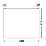 Telta Life 330 Air Caravan/Motorhome Porch Awning - Fits Height 235-280