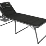 Quest Elite Vienna Lounger and Camp Bed with Side Table