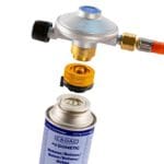 Cadac Bayonet Cartridge Adaptor - Runs EN417 Appliances on Bayonet Cartridge