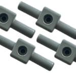 Hartal Door Bin Fixings (pk4) - Grey