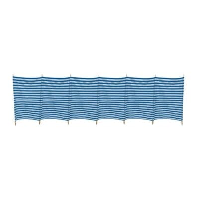 7 Pole Shetland Windbreak - Blue - Poled