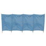 5 Pole Shetland Windbreak - Blue - Poled