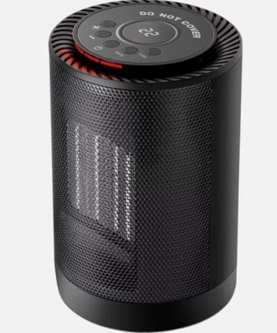 Camptech Lyra Low Wattage 240v Mains Oscillating Ceramic Fan Heater