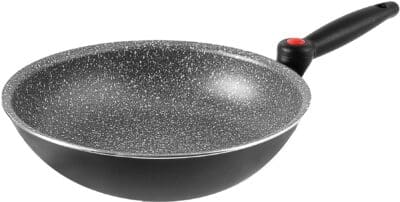 28cm Non-Stick Camping Wok with Folding Handle