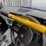 Milenco 6798 High Security Steering Wheel Lock Plus with Bag & Pads - Yellow