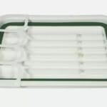 Compact Space Dish Drainer with Drain