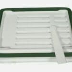 Compact Space Dish Drainer with Drain