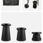 Pack n Go Fuji Table with Two Collapsible Stools