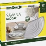 Melamine Dinner Set 12 piece - Savanna Stone