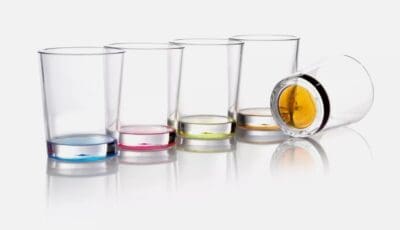 Picnic Stackable Anti-Slip Tumbler Glasses - Pack of 4