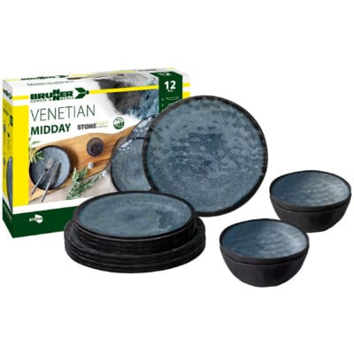 Brunner 12pc Dinner Set - Venetian Stone Midday