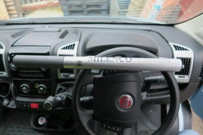 Milenco High Security Silver Steering Lock Plus