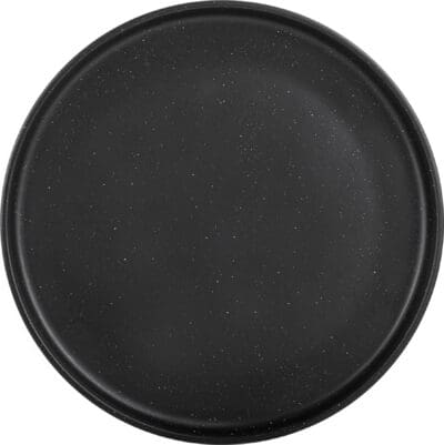 Brunner Stone Touch Melamine 25cm Dinner Plate - Odette Black