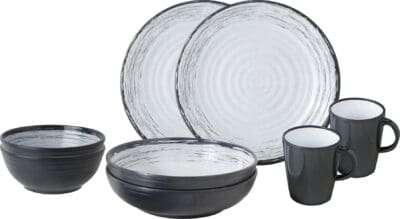 Brunner Granada Stone Touch 8pc Melamine Set - tête-à-tête