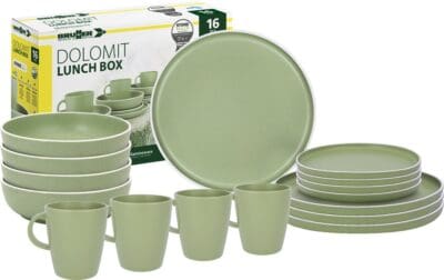 Brunner 16pc Dinner Set – Dolomit Green