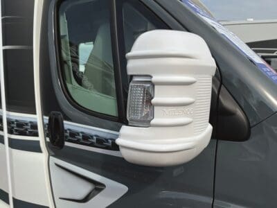 2025 Ducato - Long/Short Arm Mirror Protector Bumpers, White