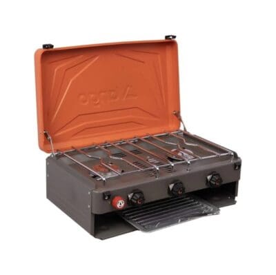 Vango Magma Grill Cooker Double Burner Gas Camping Stove with Grill