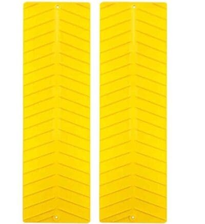 Crusader Anti Skid Grip Mats Pair  - Yellow