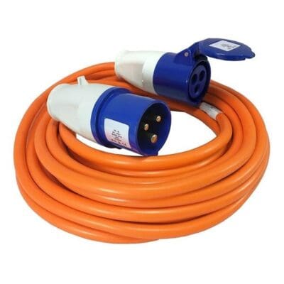 25m 2.5mm Copper Mains Hook-Up Extension Lead