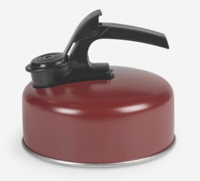 Kampa Billy 2ltr Whistling Kettle - Ember Red