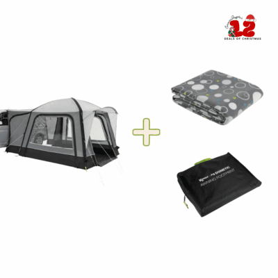 12 Deals Of Christmas Kampa Cross Air with Free Carpet and Footprint