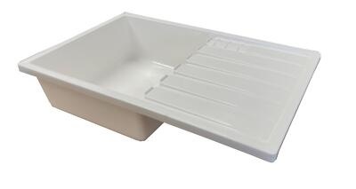 Sink With Drainer - 500 x 330 x 125 - White