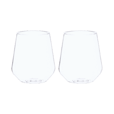 Tritan Plastic Picnic Drinking Glass - Pack of Two