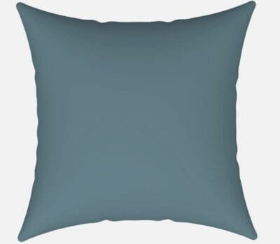 Plump Scatter Cushion - Plain Blue