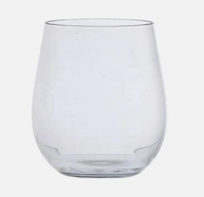 Quest Acrylic 450ml Stemless Tumbler Glass - Pack of Two