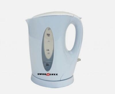 Swiss Luxx 1.5L White 1500W Low Wattage Cordless Kettle