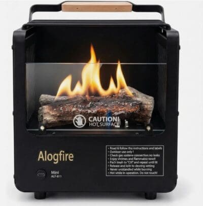 Alogfire 3-in-1 Portable Gas Fire & Stove