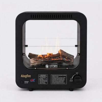 Alogfire Time Tunnel Flame Heater with Side Handles