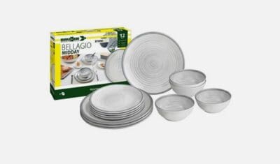 Brunner 12 Piece Melamine Dinner Set – Bellagio Midday