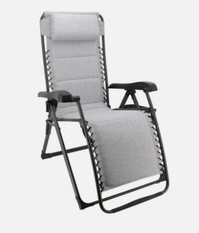 Travellife Bloomingdale Aluminimum Relaxer Chair - Light Grey