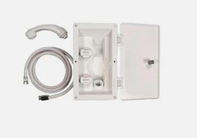 Whale Swim & Rinse External Shower System with Lockable Door