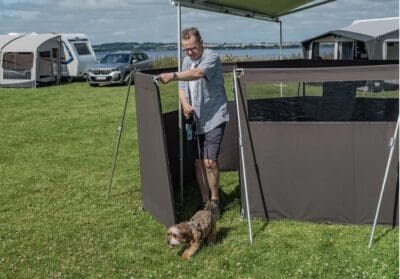 Telta Teltex Lightweight Aluminium Framed Windbreak Gate